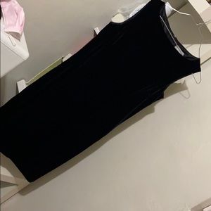 Velvet dress black